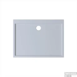 B&w-luxury Tray Douchebak 120 X 90 X 3.5 Cm. Wit