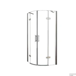 Douchecabine Wiesbaden Kwartrond 2 Deuren 100x100cm 8mm NANO Coating -Aanbiedingen Ontspan Bad Winkel 20.3848 blanco shop