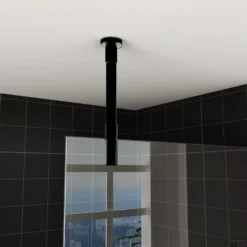 Plafond Stabilisatiestang BWS Inkortbaar Rond 100cm Mat Zwart