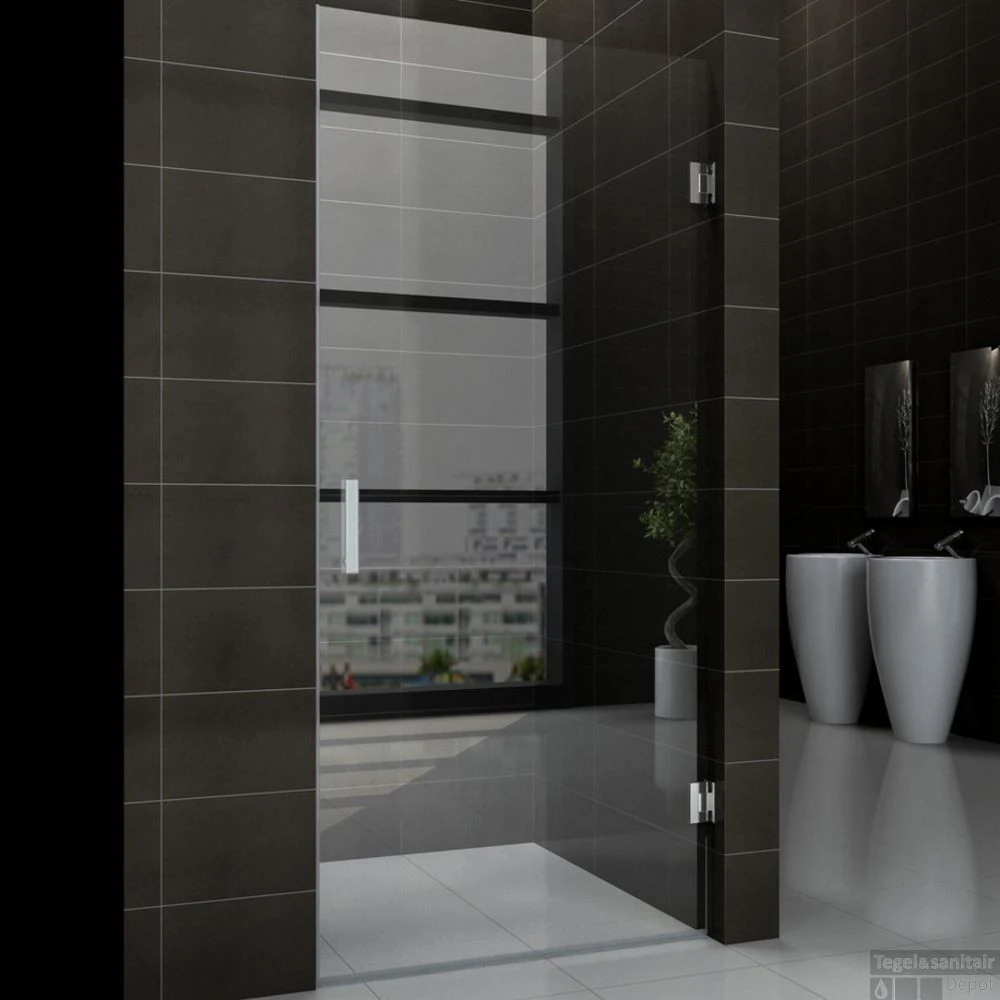 Nisdeur Wiesbaden Zonder Profiel 90x200cm 8mm NANO Coating 4 Nisdeur Wiesbaden Zonder Profiel 90x200cm 8mm NANO Coating - Afbeelding 2