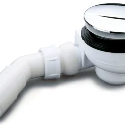 Turboflow Douchebaksifon Voor Gat 90mm Chroom