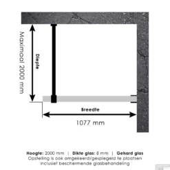 Inloopdouche Compleet Just Creating Profielloos 110 Cm Mat Zwart -Aanbiedingen Ontspan Bad Winkel 4jc1 110a t