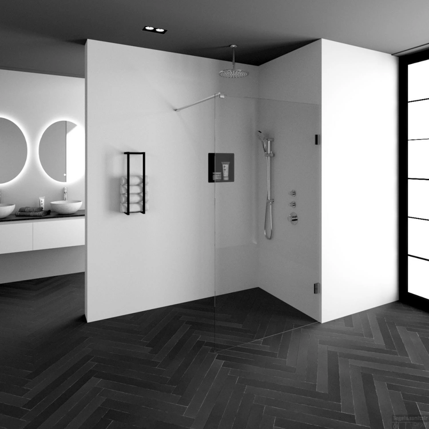 Inloopdouche Compleet Just Creating Profielloos 110 Cm Chroom 4 Inloopdouche Compleet Just Creating Profielloos 110 Cm Chroom - Afbeelding 2