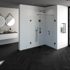 Douchecabine Compleet Just Creating Profielloos 3-Delig 90x120 Cm Mat Zwart -Aanbiedingen Ontspan Bad Winkel 4jc10 90x120a 1