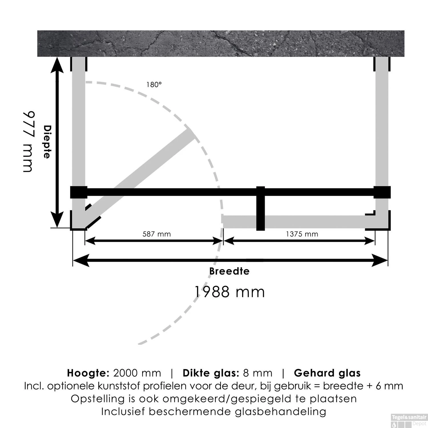 Douchecabine Compleet Just Creating Profielloos XL 100x200 Cm RVS 13 Douchecabine Compleet Just Creating Profielloos XL 100x200 Cm RVS - Afbeelding 11
