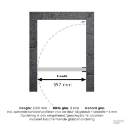 Nisdeur Compleet Just Creating Profielloos 60x200 Cm RVS -Aanbiedingen Ontspan Bad Winkel 4jc13 60g t
