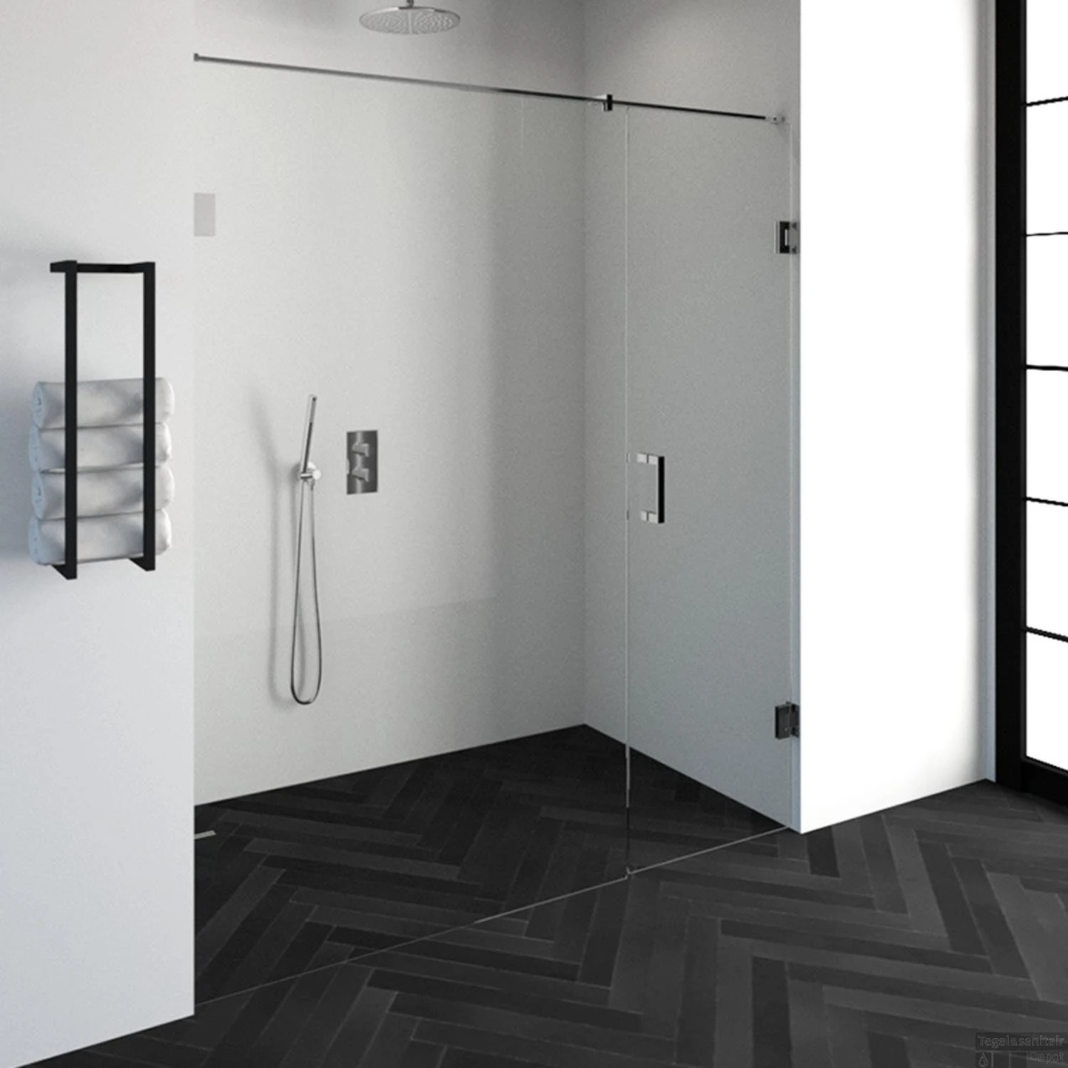 Nisdeur Compleet Just Creating Profielloos 2-Delig 180x200 Cm 120/60 Chroom 3 Nisdeur Compleet Just Creating Profielloos 2-Delig 180x200 Cm 120/60 Chroom