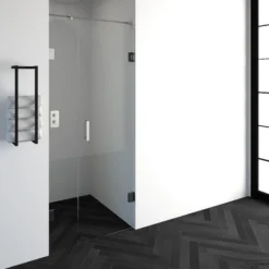 Nisdeur Compleet Just Creating Profielloos 2-Delig 90x200 Cm 30/60 Chroom