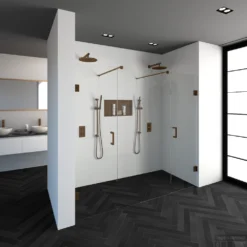 Complete Profielloze Douchecabine XL 3-delig 60cm (Alle Kleuren En Maten) -Aanbiedingen Ontspan Bad Winkel 4jc17 60 100 60k 1 1