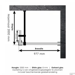 Inloopdouche Compleet Just Creating Profielloos 100/40 Cm Chroom -Aanbiedingen Ontspan Bad Winkel 4jc2 100 40 t 1