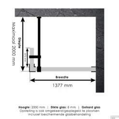 Inloopdouche Compleet Just Creating Profielloos 140/40 Cm Goud -Aanbiedingen Ontspan Bad Winkel 4jc2 140 40 t 3