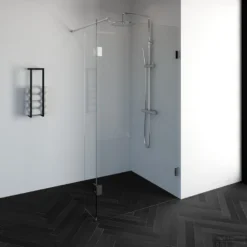 Inloopdouche Compleet Just Creating Profielloos 110/40 Cm Draaibaar Chroom