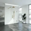 Inloopdouche Compleet Just Creating Profielloos 100x140 Cm Reversed Goud -Aanbiedingen Ontspan Bad Winkel 4jc4 100x140u 1