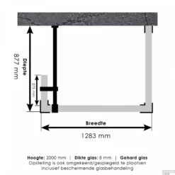 Inloopdouche Compleet Just Creating Profielloos 90x130/30 Cm Reversed Koper -Aanbiedingen Ontspan Bad Winkel 4jc5 90x130 30 tt