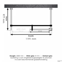 Inloopdouche Compleet XL Just Creating Profielloos 100x120 Cm Chroom -Aanbiedingen Ontspan Bad Winkel 4jc6 100x120 t 1