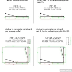 B&w-luxury Tapeto Draaideur 139 X 200 Cm. Met Vast Segment Chroom-helder Clean 9 B&w-luxury Tapeto Draaideur 139 X 200 Cm. Met Vast Segment Chroom-helder Clean -Aanbiedingen Ontspan Bad Winkel 57609