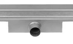 Easydrain Compact Wall Zero Afvoergoot 6x70 Cm. Zijuitlaat Rvs