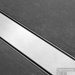 Easydrain Compact Zero Afvoergoot 6x90 Cm. Zijuitlaat Rvs -Aanbiedingen Ontspan Bad Winkel 61681