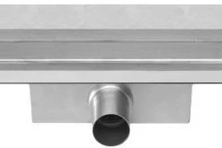 Easydrain Compact 50 Taf Wall Afvoergoot 80 X 6 Cm. Zijaansluiting Rvs