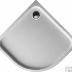 Duravit D-code Kwartronde Douchebak 90x8,5 Cm. Wit