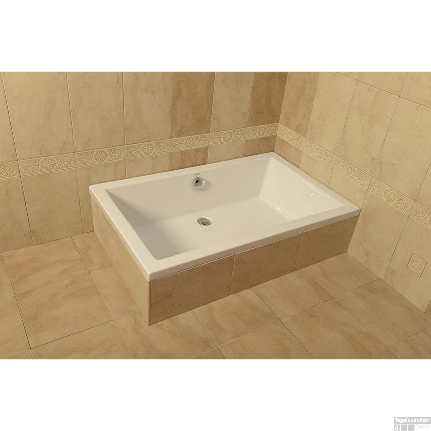 Extra Diepe Douchebak Sapho Deep 120x90x26 Cm Rechthoekig Acryl Wit 5 Extra Diepe Douchebak Sapho Deep 120x90x26 Cm Rechthoekig Acryl Wit - Afbeelding 3