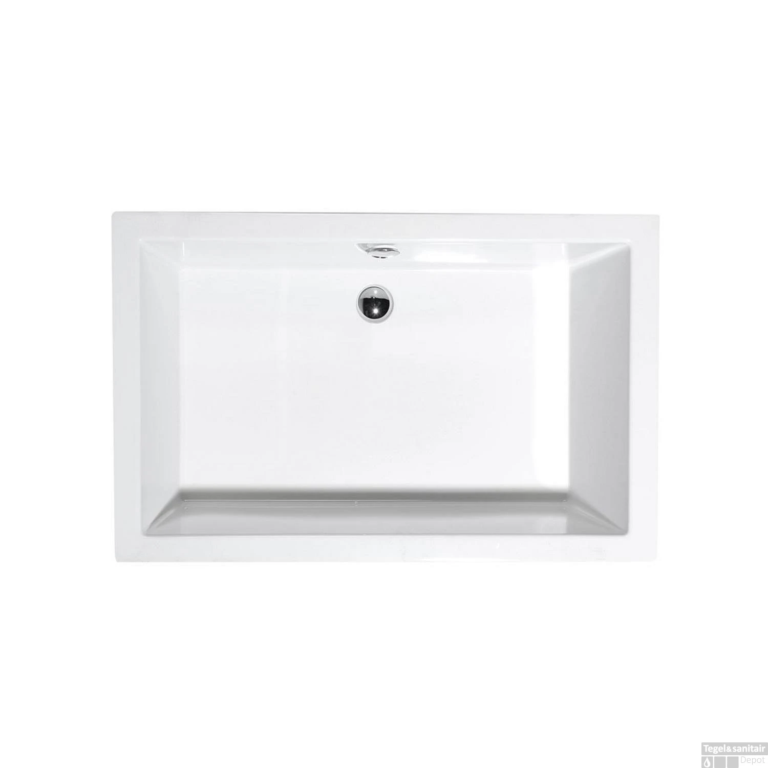 Extra Diepe Douchebak Sapho Deep 140x75x26 Cm Rechthoekig Acryl Wit