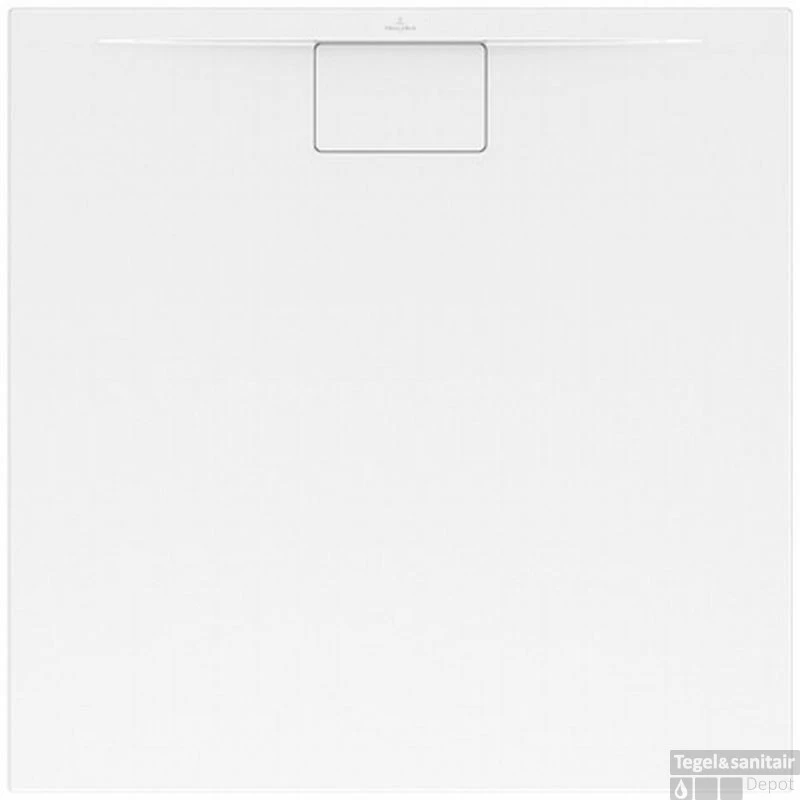Villeroy & Boch Architectura Douchebak 100 X 100 X 4.8 Cm. Metalrim Creme 3 Villeroy & Boch Architectura Douchebak 100 X 100 X 4.8 Cm. Metalrim Creme
