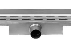 Easydrain Compact Wall 30 Afvoergoot 6x80 Cm. Zijuitlaat Rvs