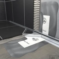 Easydrain S-line Douchegoot 80 Cm.met Rooster Zero Voor Tegel -Aanbiedingen Ontspan Bad Winkel 81509