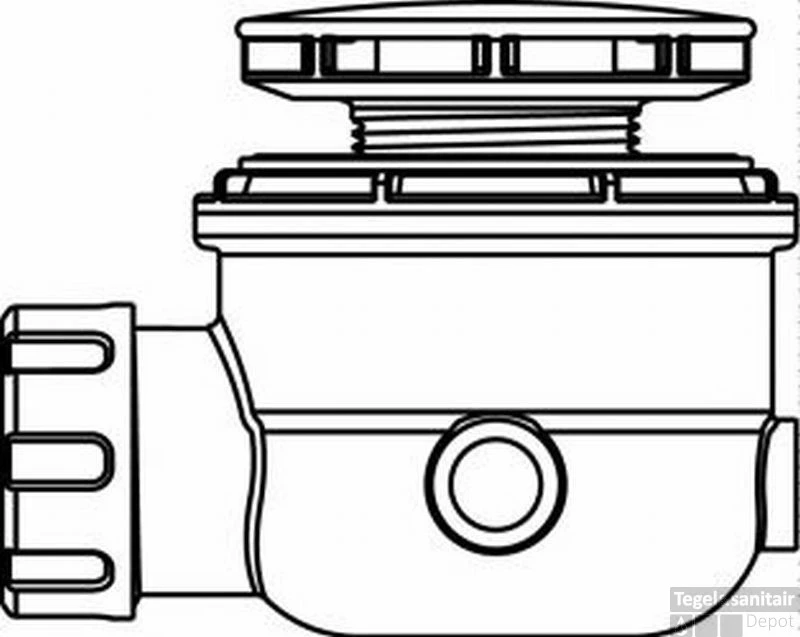 Wisa Douchebaksifon 52 Mm. 3 Wisa Douchebaksifon 52 Mm.