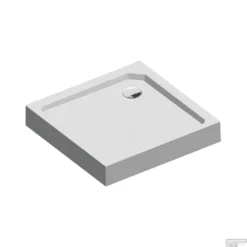 Douchebak Sealskin Fusion Vierkant 90x90 Cm Met Voorpaneel Wit