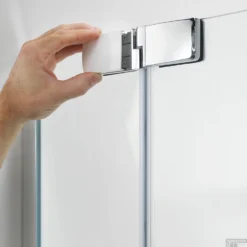 Badwand Sealskin Custom 100x140 Cm Zilver Hoogglans Helder Glas Links -Aanbiedingen Ontspan Bad Winkel 8717821616175 2