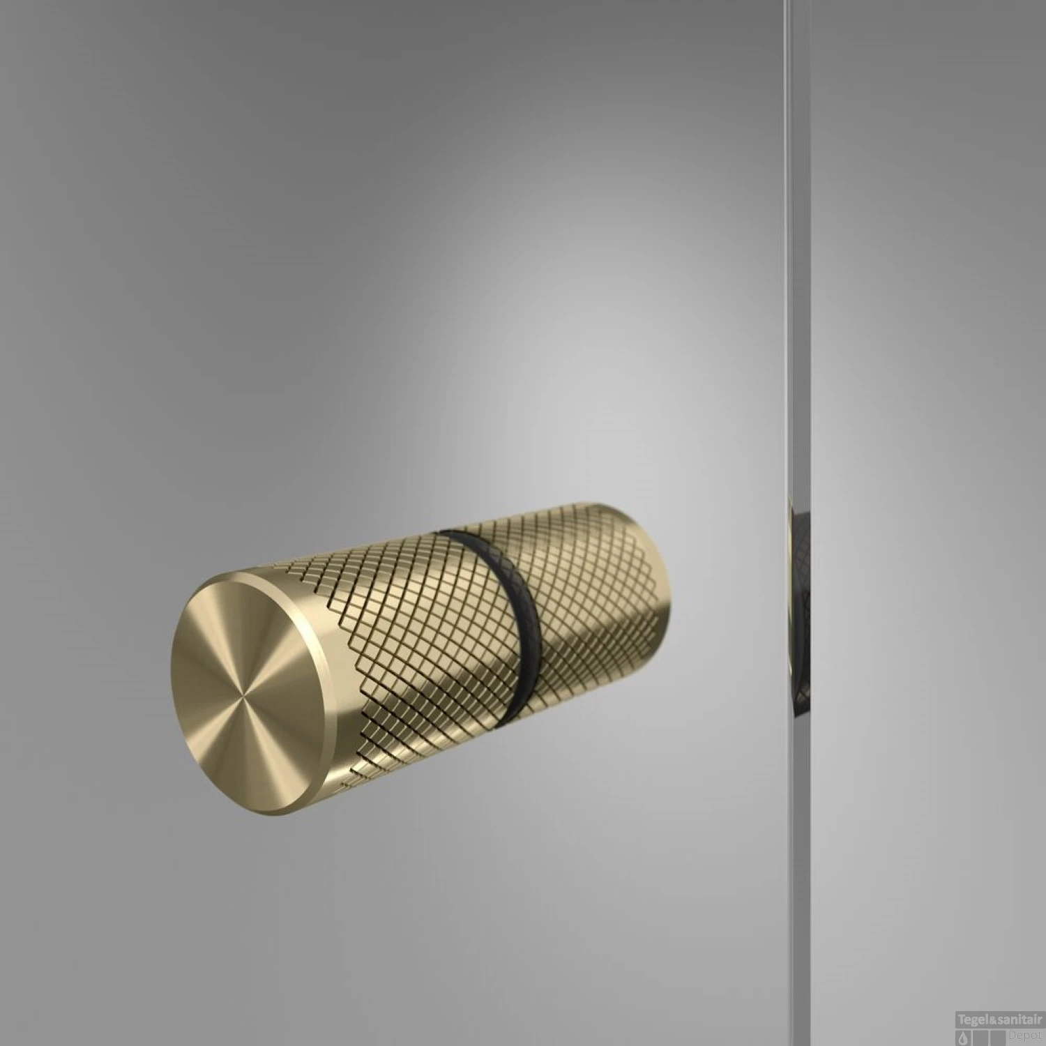 Sealskin Contour Draaideur Voor Nis 90x200 Cm, 6 Mm Helder Veiligheidsglas Met Antikalklaag Goud Geborsteld 5 Sealskin Contour Draaideur Voor Nis 90x200 Cm, 6 Mm Helder Veiligheidsglas Met Antikalklaag Goud Geborsteld - Afbeelding 3