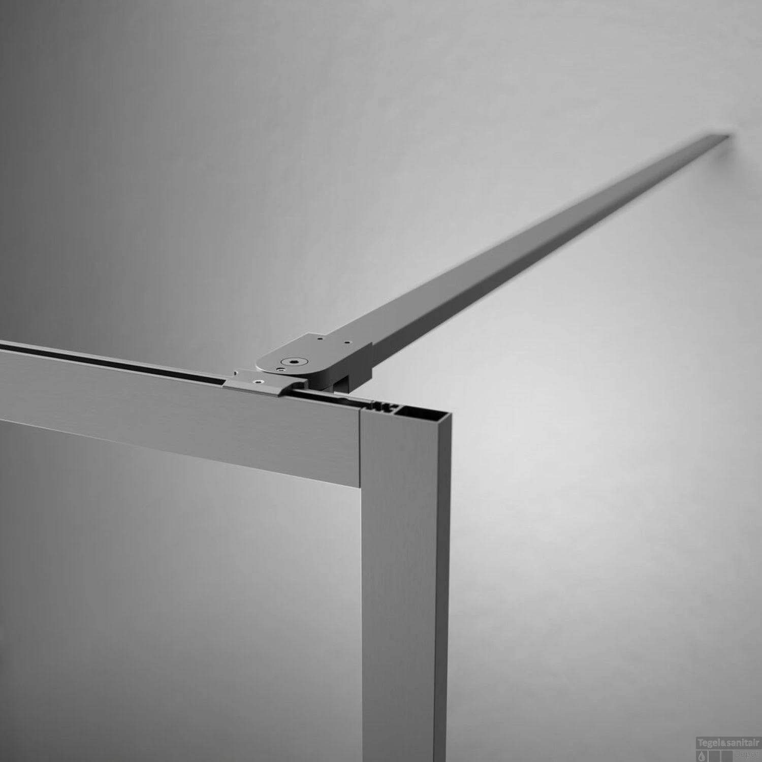 Inloopdouche Sealskin Contour Type A3 98x200 Cm, 6 Mm Helder Veiligheidsglas Met Antikalklaag Mat Grijs 5 Inloopdouche Sealskin Contour Type A3 98x200 Cm, 6 Mm Helder Veiligheidsglas Met Antikalklaag Mat Grijs - Afbeelding 3