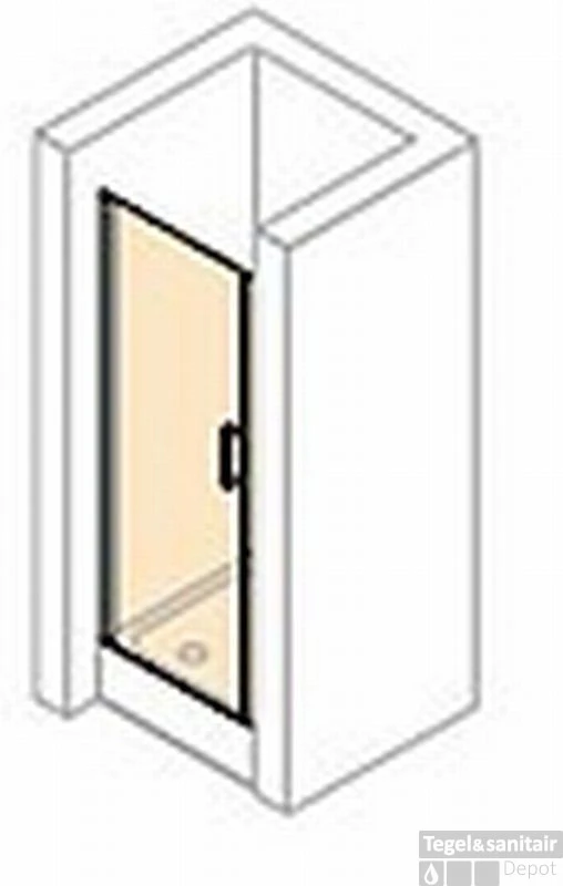 Huppe Classics 2 Nis Draaideur 80 X 190 Cm. Matzilver-antiplaque Glas 3 Huppe Classics 2 Nis Draaideur 80 X 190 Cm. Matzilver-antiplaque Glas