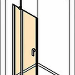 Huppe Design Pure Draaideur 90 X 200 Cm. Met Segment Chroom Look-antiplaque Gl