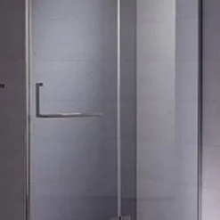 B&w-luxury Tapeto Draaideur 139 X 200 Cm. Met Vast Segment Chroom-helder Clean