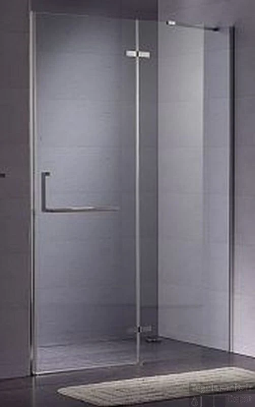 B&w-luxury Tapeto Draaideur 139 X 200 Cm. Met Vast Segment Chroom-helder Clean 3 B&w-luxury Tapeto Draaideur 139 X 200 Cm. Met Vast Segment Chroom-helder Clean