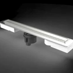 B&w-luxury Highline N Wand/vloer Douchegoot 120 Cm. Met Onderuitlaat Rvs