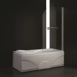 Badwand Boss & Wessing Bibi Afgerond 80x140cm Scharnierend Omkeerbaar 6mm -Aanbiedingen Ontspan Bad Winkel badwand boss wessing bibi afgerond 80x140cm scharnierend omkeerbaar 6mm 2 1