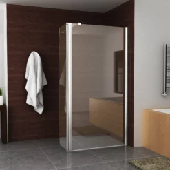 BWS Apollo Zijwand Met Schanierend Glasprofiel 40x200 Cm 10mm NANO Glas -Aanbiedingen Ontspan Bad Winkel bws apollo zijwand met schanierend glasprofiel nano glas 2 1