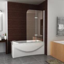 BWS Badwand 2 Delig Inklapbaar 100x140 Cm 6mm NANO Coating