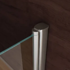 BWS Badwand 80x150cm 6mm NANO Veiligheidsglas Chroom -Aanbiedingen Ontspan Bad Winkel bws badwand nano veiligheidsglas chroom 3