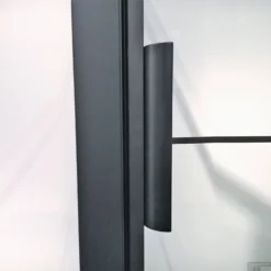 BWS Douchecabine Frame 80x140 Cm 8 Mm NANO Glas Mat Zwart Raster -Aanbiedingen Ontspan Bad Winkel bws douchecabine frame mat zwart raster sfeer2 21