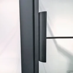 BWS Douchecabine Frame 110x70 Cm 8 Mm NANO Glas Mat Zwart Raster -Aanbiedingen Ontspan Bad Winkel bws douchecabine frame mat zwart raster sfeer2 35