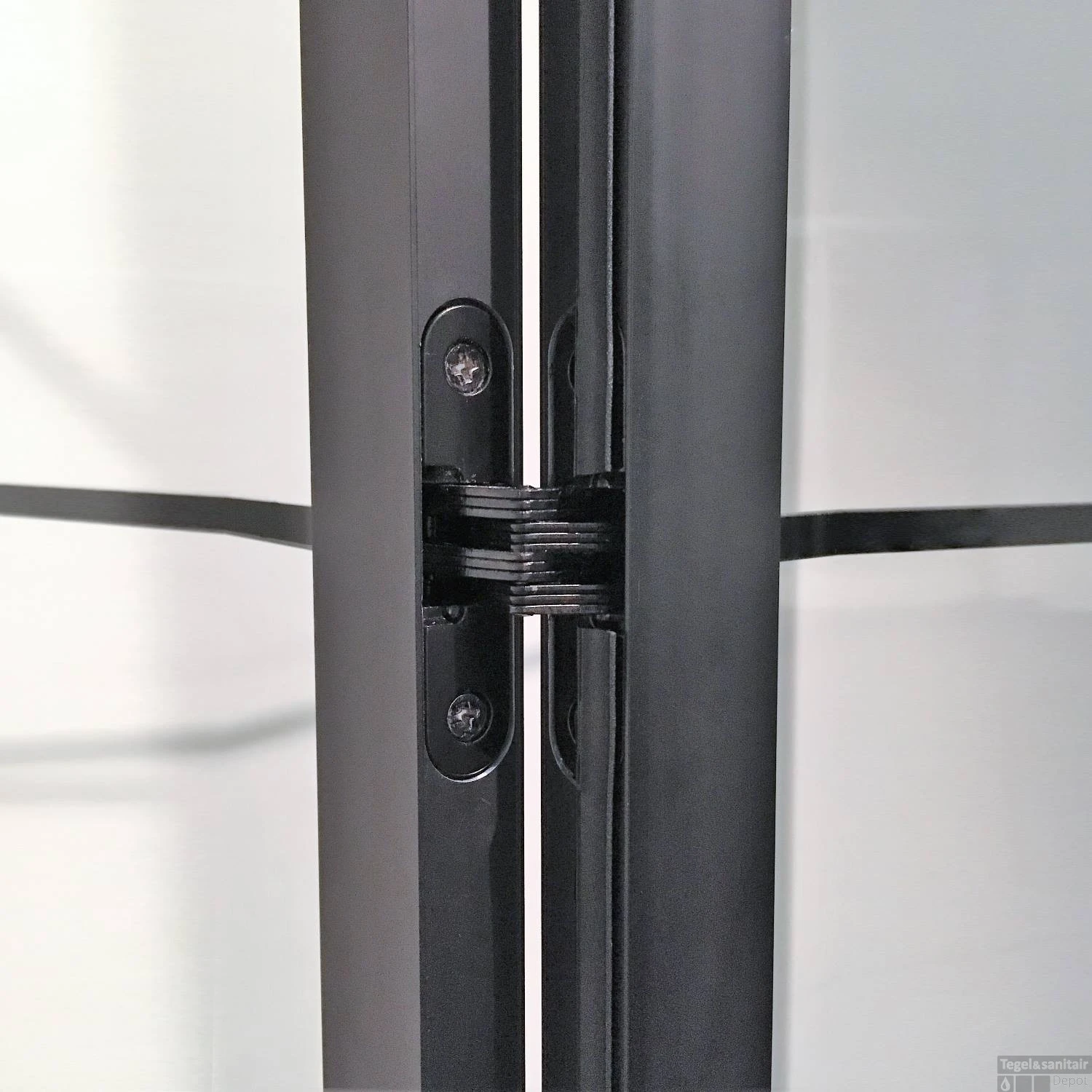 BWS Douchecabine Frame 120x70 Cm 8 Mm NANO Glas Mat Zwart Raster 6 BWS Douchecabine Frame 120x70 Cm 8 Mm NANO Glas Mat Zwart Raster - Afbeelding 4