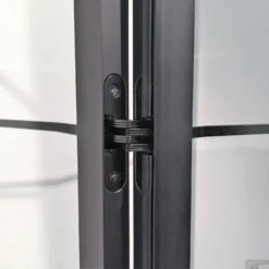 BWS Douchecabine Frame 80x140 Cm 8 Mm NANO Glas Mat Zwart Raster -Aanbiedingen Ontspan Bad Winkel bws douchecabine frame mat zwart raster sfeer3 21