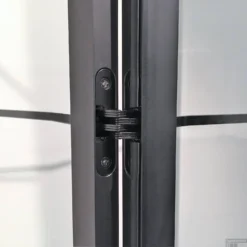 BWS Douchecabine Frame 90x70 Cm 8 Mm NANO Glas Mat Zwart Raster -Aanbiedingen Ontspan Bad Winkel bws douchecabine frame mat zwart raster sfeer3 5