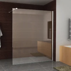 BWS Eco Douchewand Met Muurprofiel 160x200 Cm 8mm NANO Coating