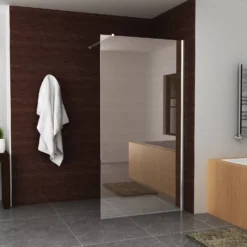 BWS Eco Inloopdouche Met Muurprofiel 60x200cm 8mm NANO Coating